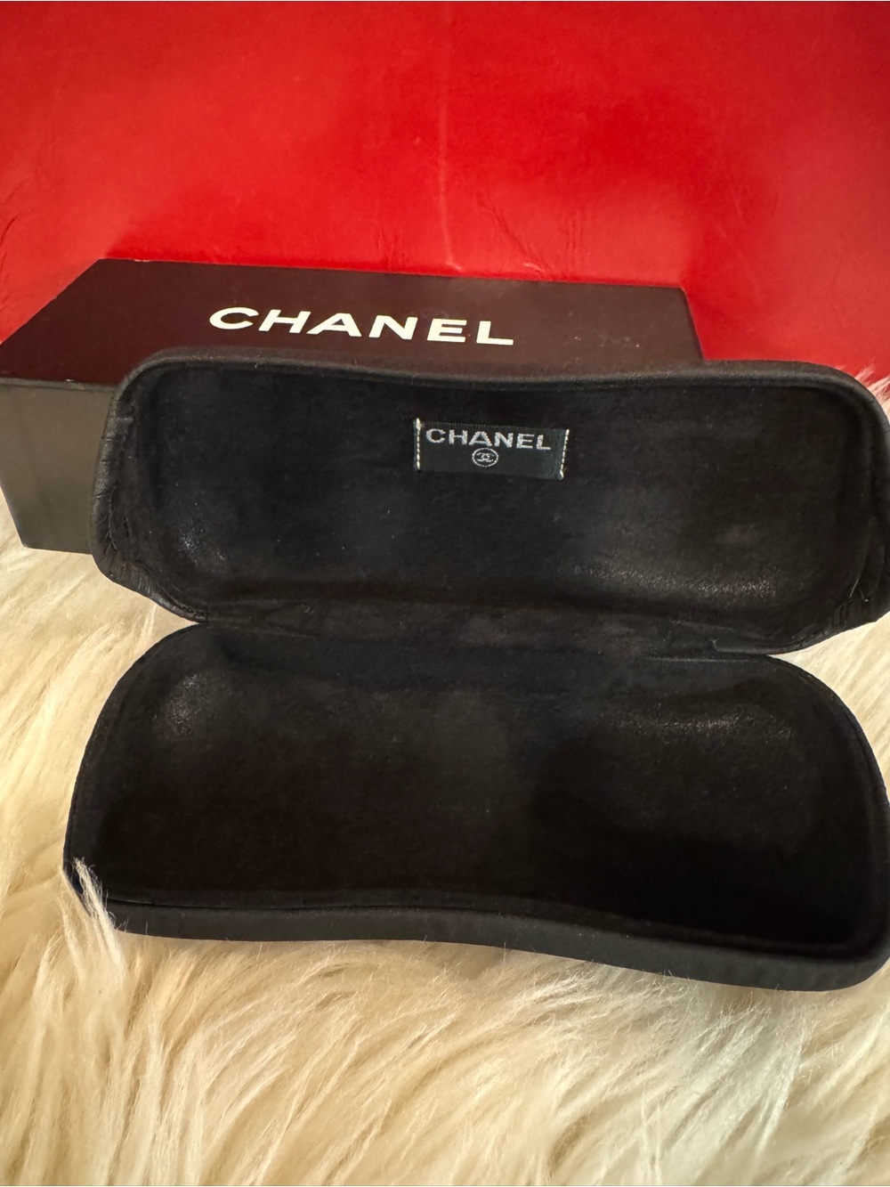 CHANEL Black Sunglasses Case with Silver Accents - Picture 3 of 9